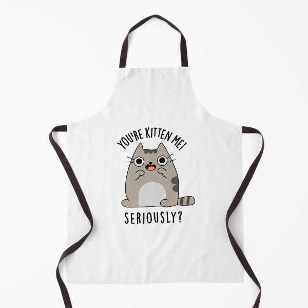 Item preview, You're Kitten Me Seriously Funny Cat Puns designed and sold by punnybone.
