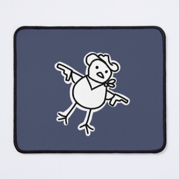 Item preview,  Funny doodle cowboy duck with gun  designed and sold by Puchi Evans.