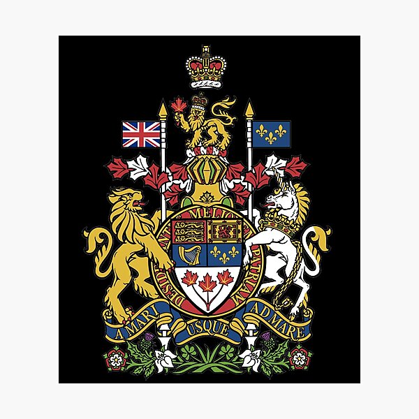 Item preview, The Arms of Canada, also known as the Royal Coat of Arms of Canada designed and sold by Jazyy.