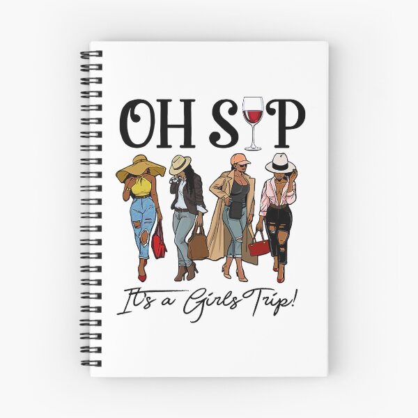 Item preview, Oh Sip It's A Girls Trip Funny Wine Party Black Women designed and sold by xmjajd.