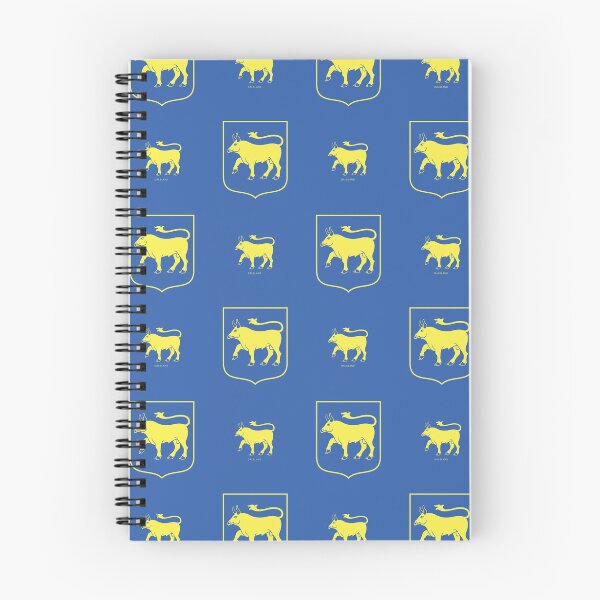 Item preview, Dalsland Oxen, Blue and Yellow Pattern (Sweden/ Svenska landskap) designed and sold by Landskapsbutiken .com.