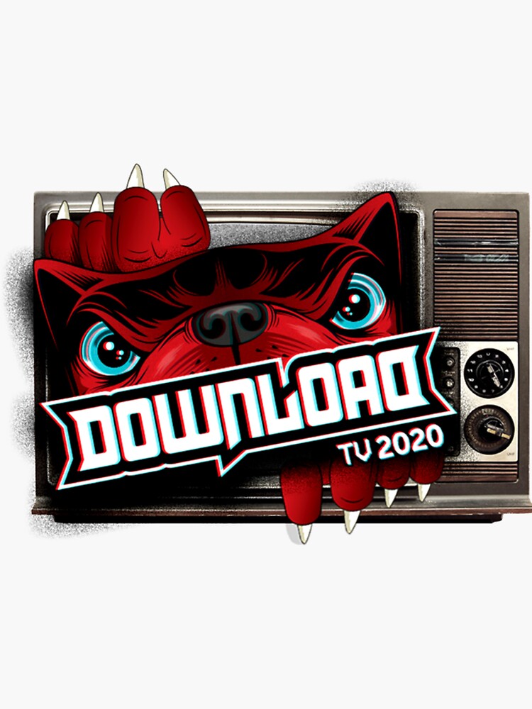 "Download Festival TV 2020 " Sticker for Sale by FestivalMerchs Redbubble