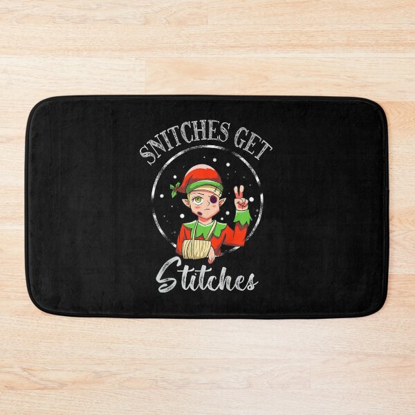 Item preview, Snitches Get Stitches Funny Elf St Patricks Day   designed and sold by AdonisShop.