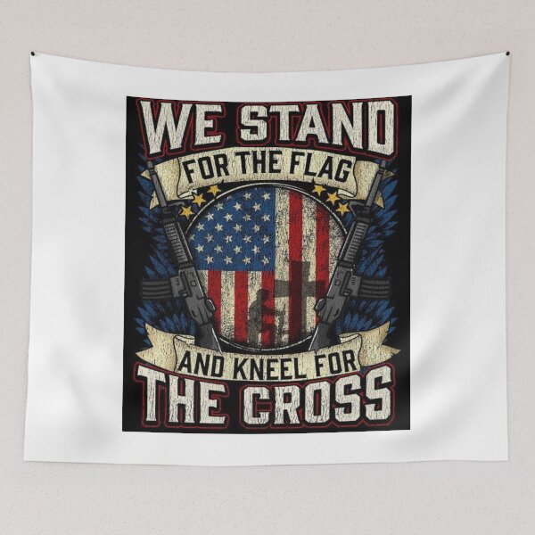 Item preview, We stand for the flag And kneel for the cross designed and sold by Dollarex.