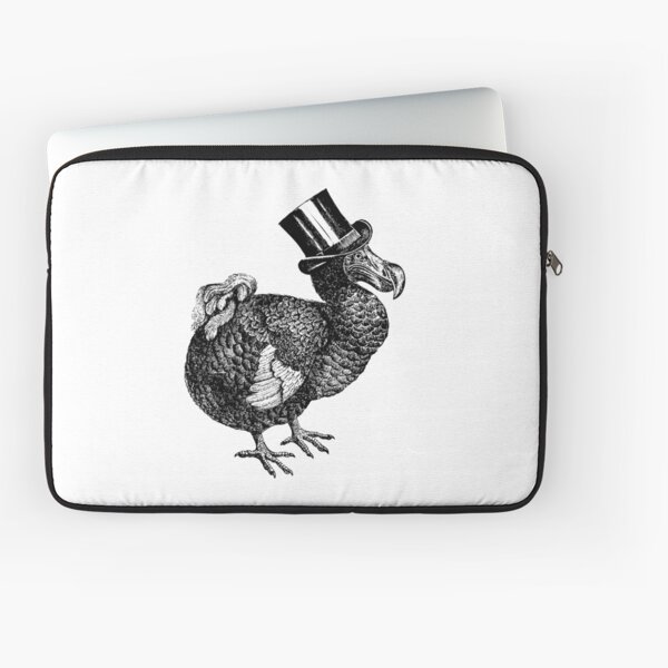Mr Dodo | Vintage Dodos | Black and White | Laptop Sleeve