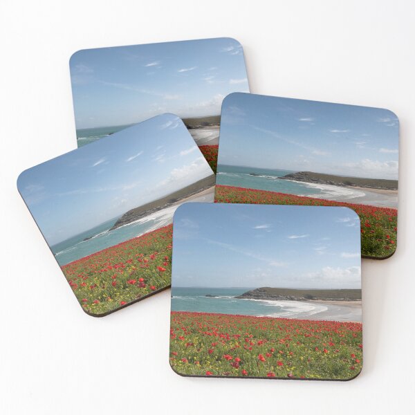 Item preview, Red poppies, West Pentire  Cornwall designed and sold by kathleenjean.
