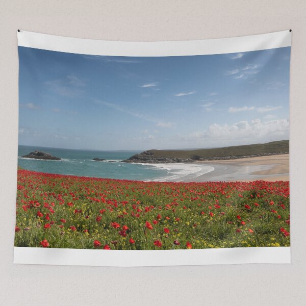 Item preview, Red poppies, West Pentire  Cornwall designed and sold by kathleenjean.