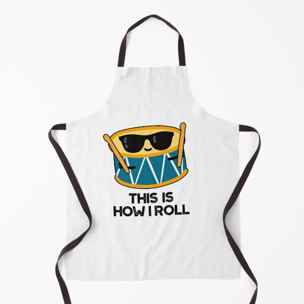 Item preview, This Is How I Roll Funny Drummer Drum Puns designed and sold by punnybone.