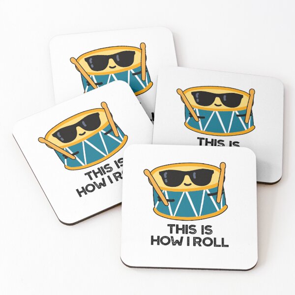 Item preview, This Is How I Roll Funny Drummer Drum Puns  designed and sold by punnybone.