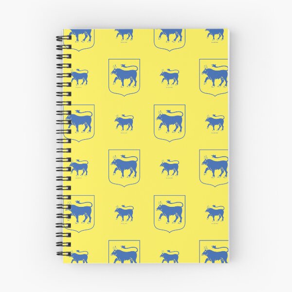 Item preview, Dalsland Oxen, Yellow and Blue Pattern (Sweden/ Svenska landskap) designed and sold by Landskapsbutiken .com.