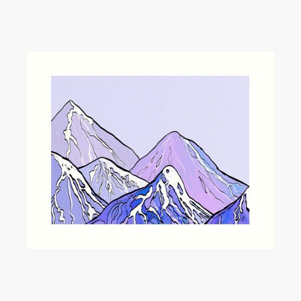 Mountainscape Art Print
