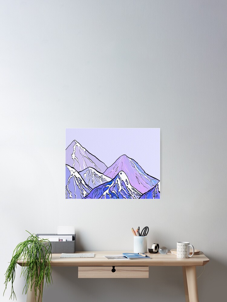 Thumbnail 2 of 3, Poster, Mountainscape designed and sold by LazzaG59.
