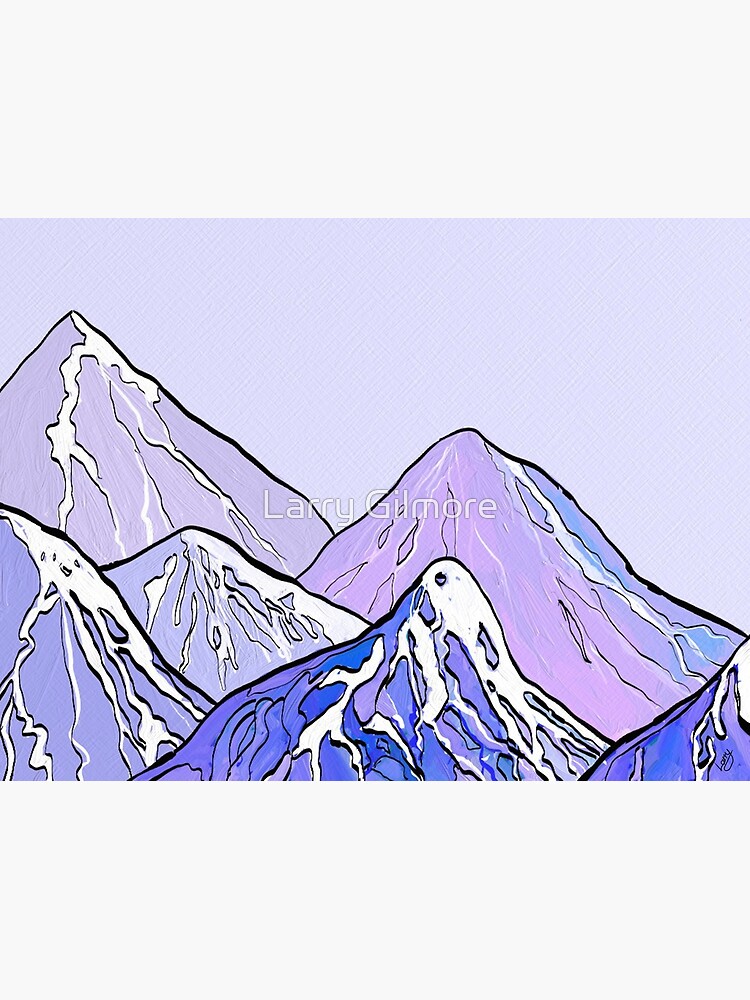 Thumbnail 3 of 3, Art Print, Mountainscape designed and sold by LazzaG59.
