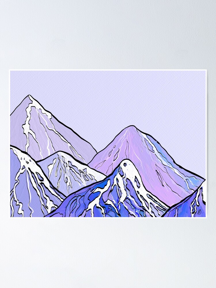 Thumbnail 1 of 3, Poster, Mountainscape designed and sold by LazzaG59.