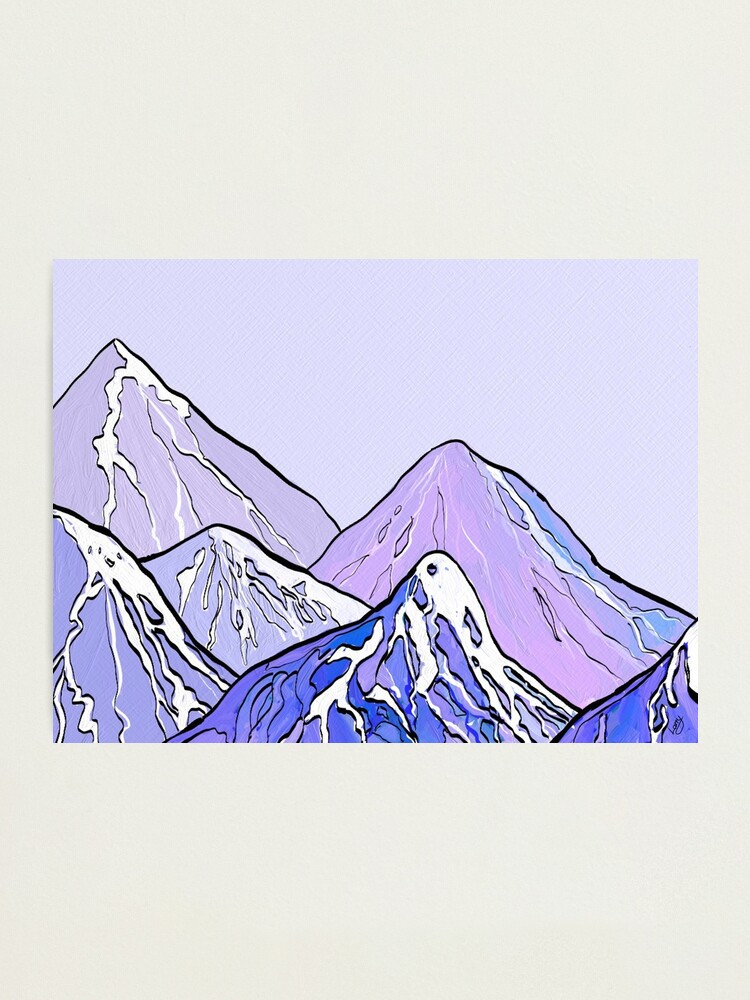 Thumbnail 1 of 3, Photographic Print, Mountainscape designed and sold by LazzaG59.