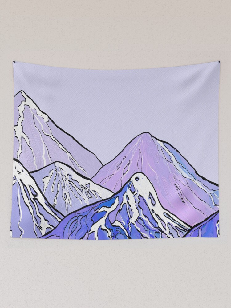Thumbnail 2 of 3, Tapestry, Mountainscape designed and sold by LazzaG59.