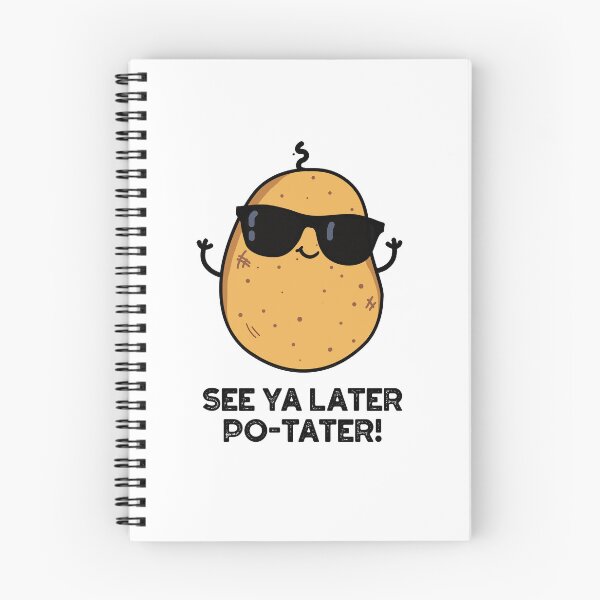 Item preview, See Ya Later Po-tater Funny Potato Puns  designed and sold by punnybone.
