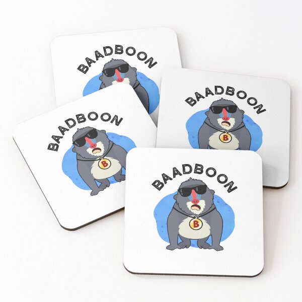 Item preview, Baadboon Funny Baboon Puns  designed and sold by punnybone.