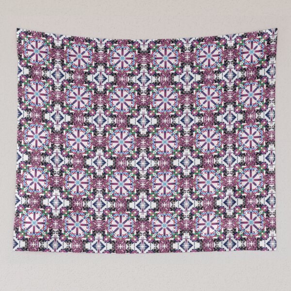 Item preview, The Eight Direction Mandala Design in Colorful Seamless Pattern designed and sold by MyMemoriesArts.