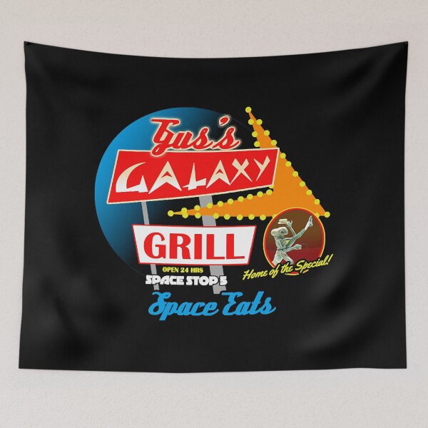 Item preview, Gus's Galaxy Grill from Spaceballs designed and sold by Aidentree.