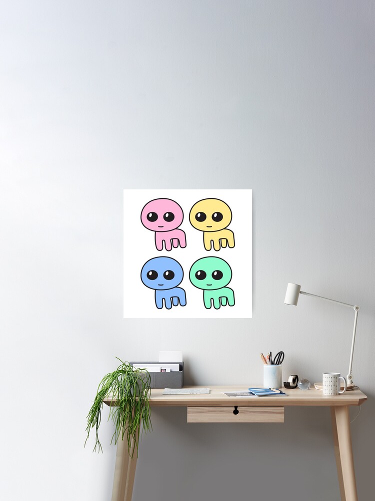 Tbh Creature Autism Creature 5PCS Stickers for Wall Laptop Anime