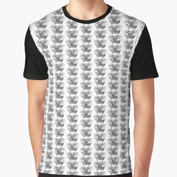 Tentacles in the Tub | Octopus in Bathtub | Vintage Octopus | Black and White | Graphic T-Shirt