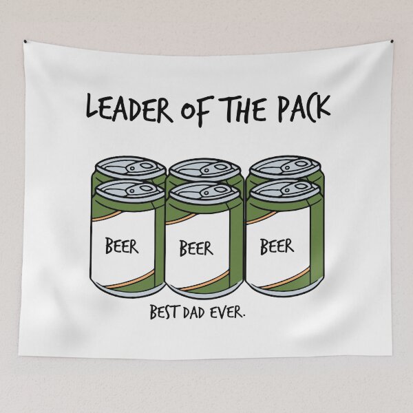 Item preview, Leader of the Pack Best Dad Ever designed and sold by Moonbeamdesignz.
