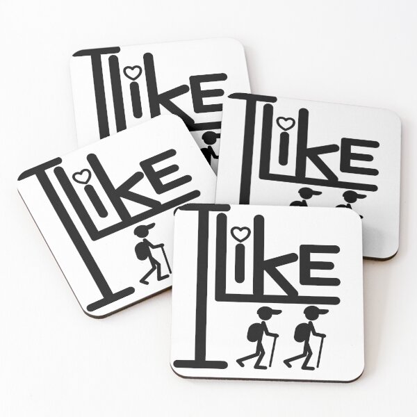 Item preview, I like hiking. designed and sold by SunriseD.