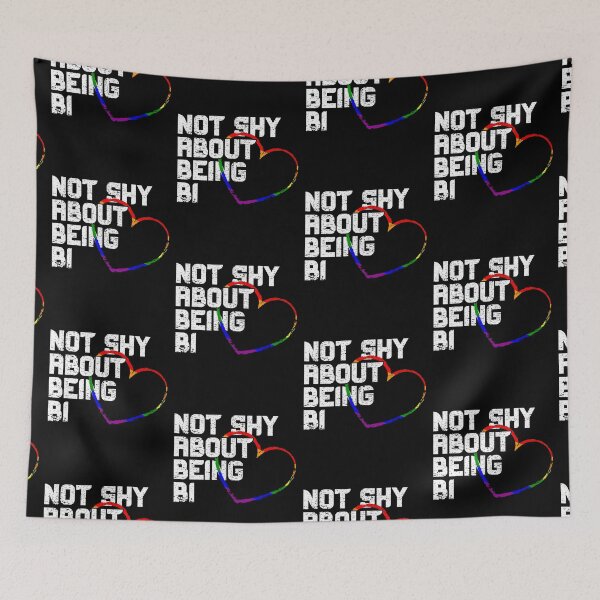 Item preview, Not Shy About Being Bi designed and sold by FNStuff.