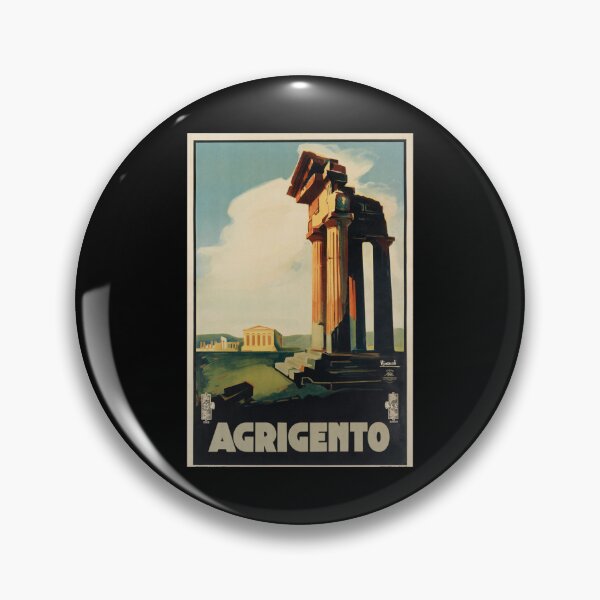 Item preview, Enit Agrigento Vintage Travel Poster Tank Top designed and sold by donniejeanjr6.