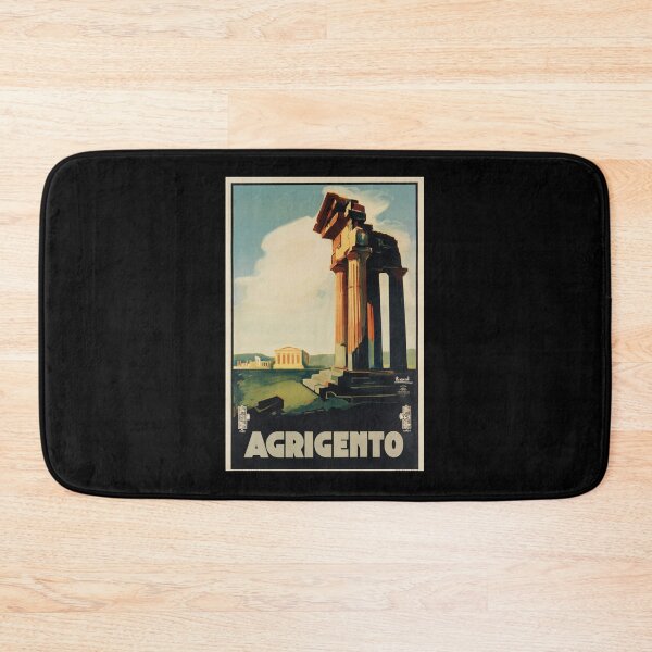 Item preview, Enit Agrigento Vintage Travel Poster Tank Top designed and sold by donniejeanjr6.