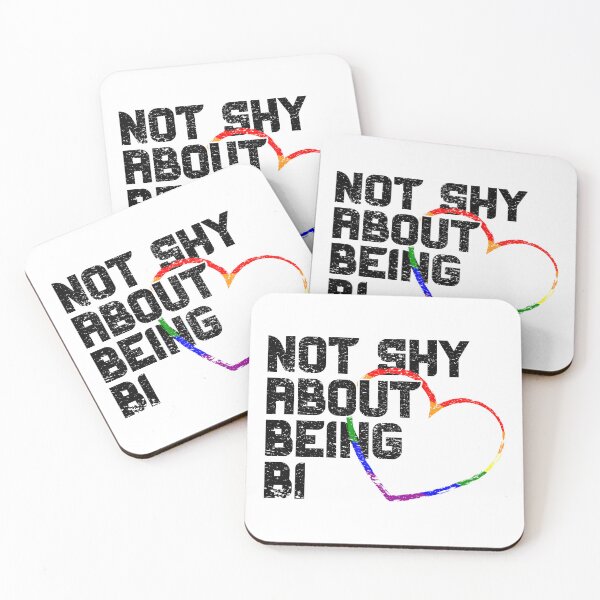 Item preview, Not Shy About Being Bi designed and sold by FNStuff.