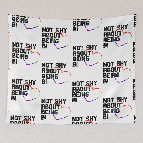 Item preview, Not Shy About Being Bi designed and sold by FNStuff.