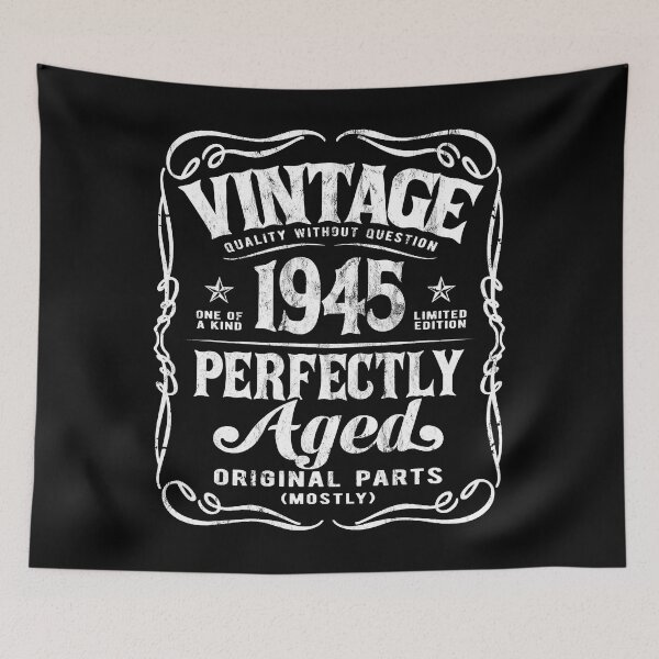 Item preview, Vintage Born In 1945 Original Birthday designed and sold by xmjajd.