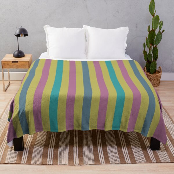 Item preview, Classic Stripes Pattern_Morandi Color 1_c3a Blue Pink Yellow designed and sold by mimihuang creations.
