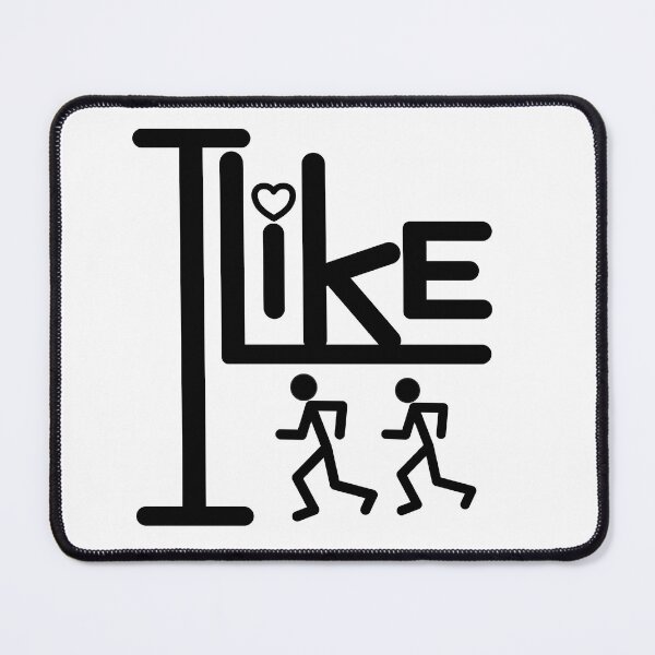 Item preview, I like running. designed and sold by SunriseD.