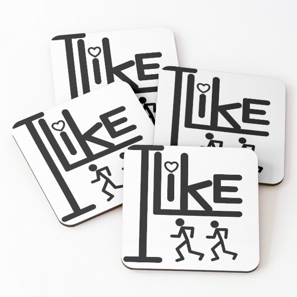 Item preview, I like running. designed and sold by SunriseD.