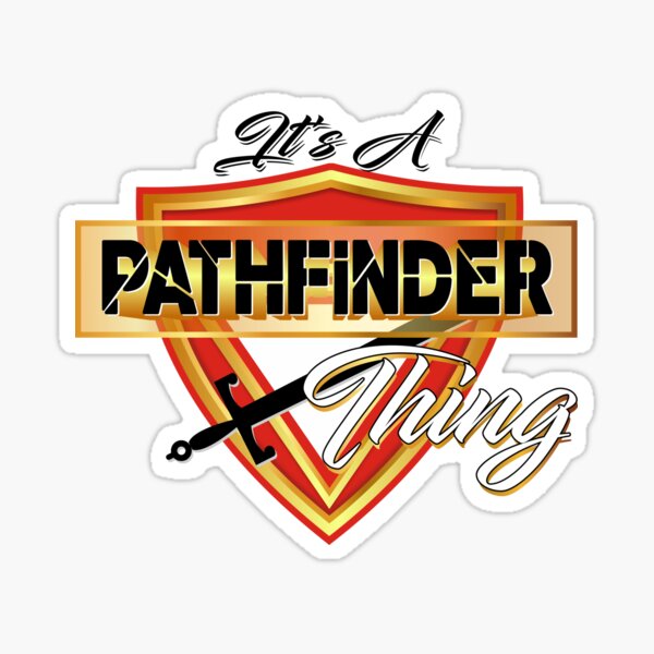Cosa de Pathfinder Pegatina
