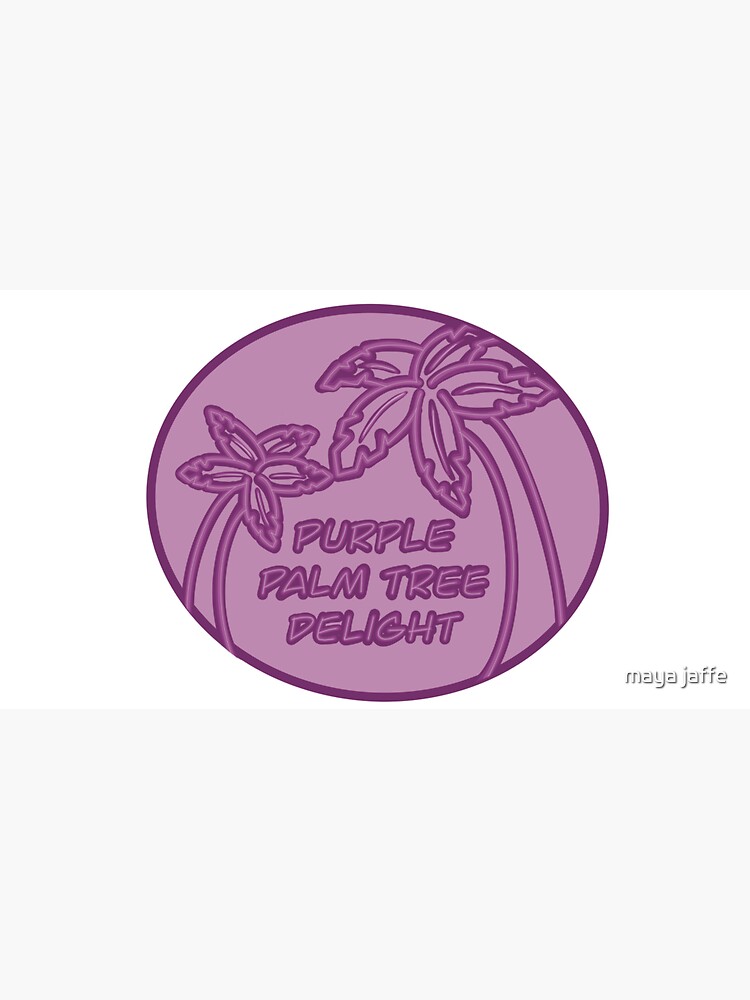 Thumbnail 7 of 7, Cap, Stranger Things Purple Palm Tree Delight designed and sold by mayajaff-e.