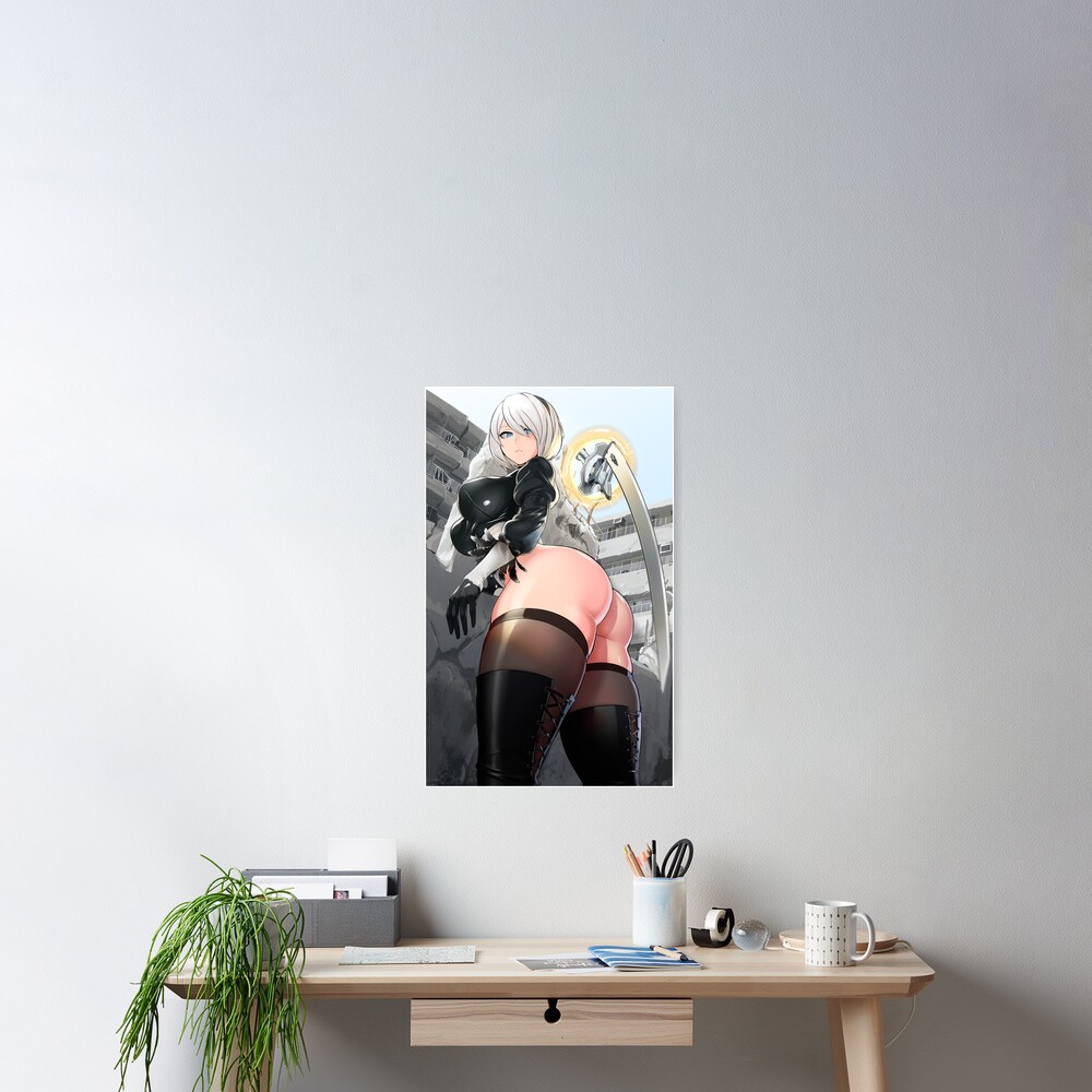 P Ster Sexy Yorha B Lascivo Muslos Thicc Ass Butt Nier Automata