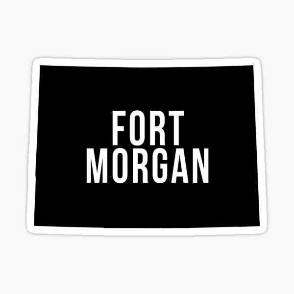 Item preview, Fort Morgan, Colorado Silhouette designed and sold by CartoCreative.
