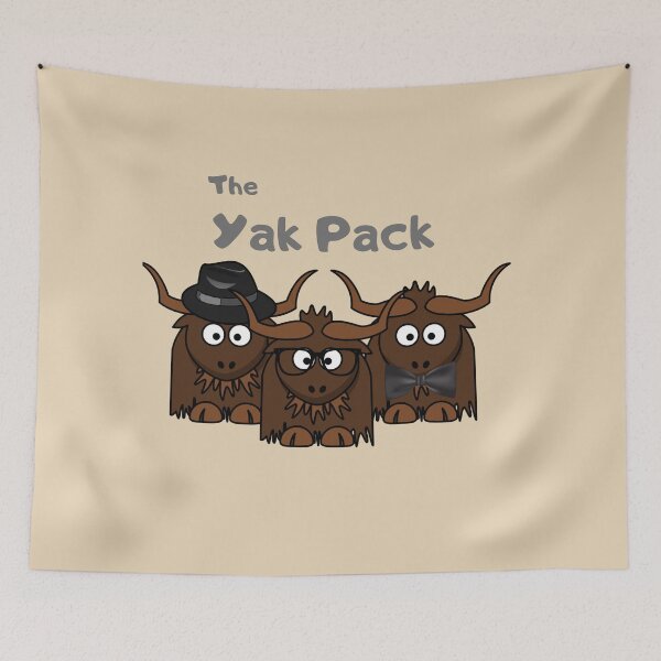 Item preview, The Yak Pack Fun Group of Yaks  designed and sold by Paulele.