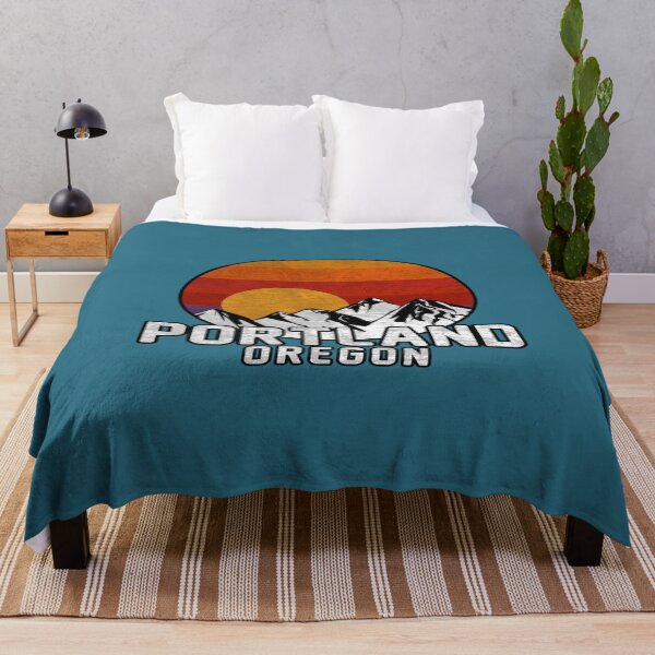 Item preview, Portland Oregon Retro Mountain Sunset  designed and sold by TrangThao.