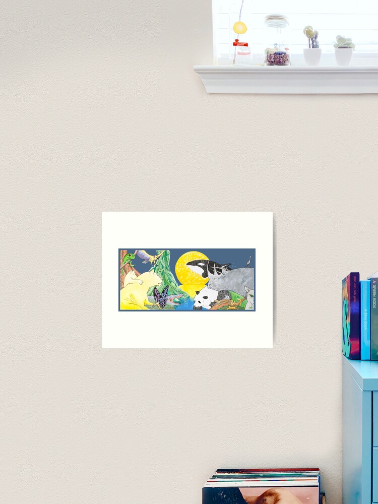 Thumbnail 2 of 3, Art Print, Moon Nature designed and sold by LazzaG59.