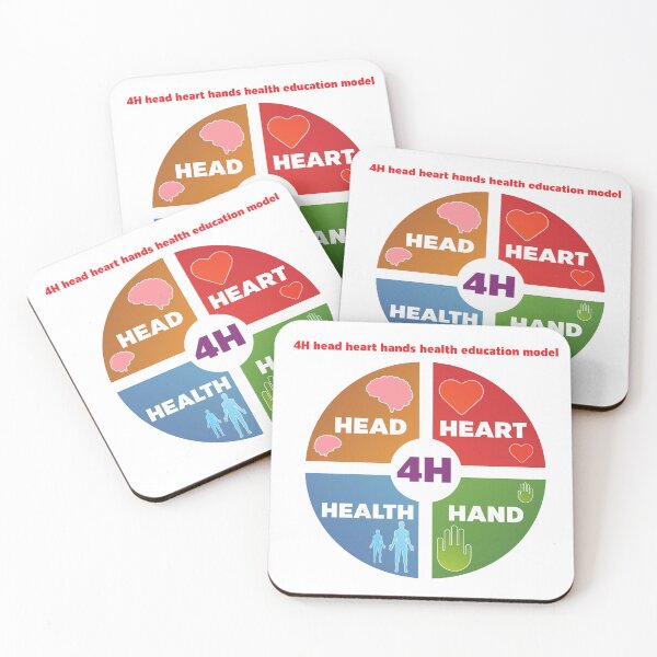 Item preview, 4H head heart hands health thai education learning model designed and sold by March Rider.