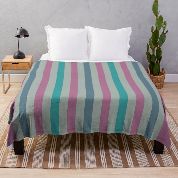 Item preview, Classic Stripes Pattern_Morandi Color 1_c3b Blue Pink Green designed and sold by mimihuang creations.