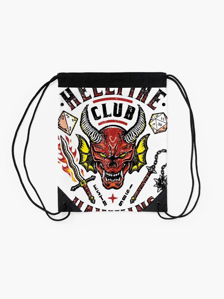 Alternate view of Hellfire Club Vintage Drawstring Bag