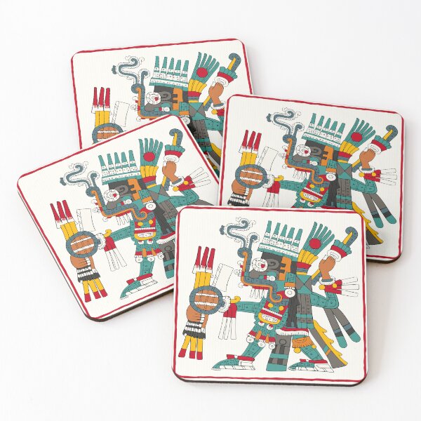 Item preview, Tlaloc - Aztec Borgia Coaster designed and sold by Aztectees.