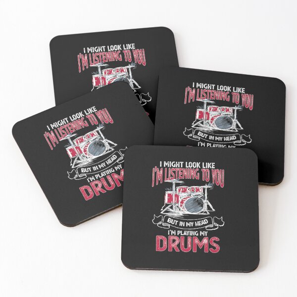 Item preview, IN MY HEAD I M PLAYING DRUMS PERCUSSION INSTRUMENT DRUMMER designed and sold by sobriowslen.