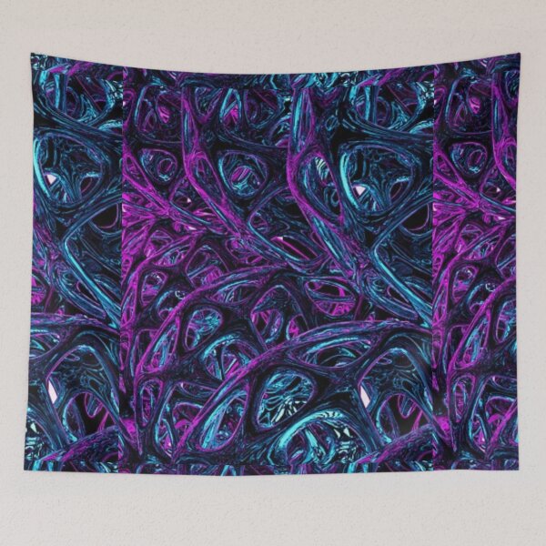 Item preview, Blue and Purple Alien Abstract Design  designed and sold by Paulele.